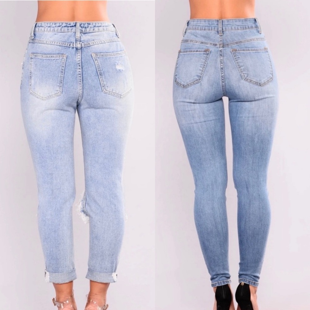 Bundle of 2 Pearl Embellished Jeans! Small 6 - Picture 3 of 5